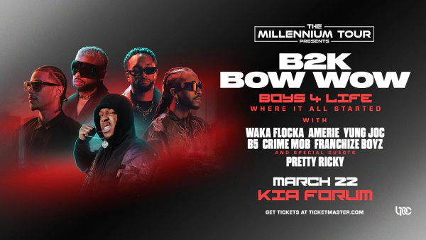 Enter to Win a Pair of Tickets to see Boys 4 Life Featuring B2K & Bow Wow at Kia Forum! (3/22)