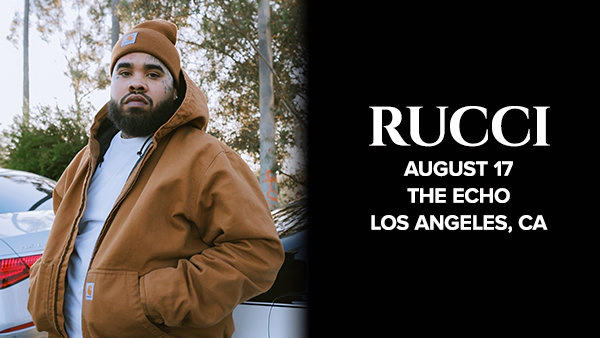 Enter to Win a Pair of Tickets to see Rucci at The Echo (8/17)