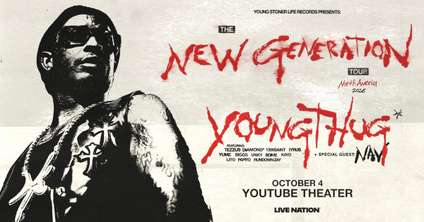 Enter to Win a Pair of Tickets to See Young Thug at YouTube Theater! (10/4)