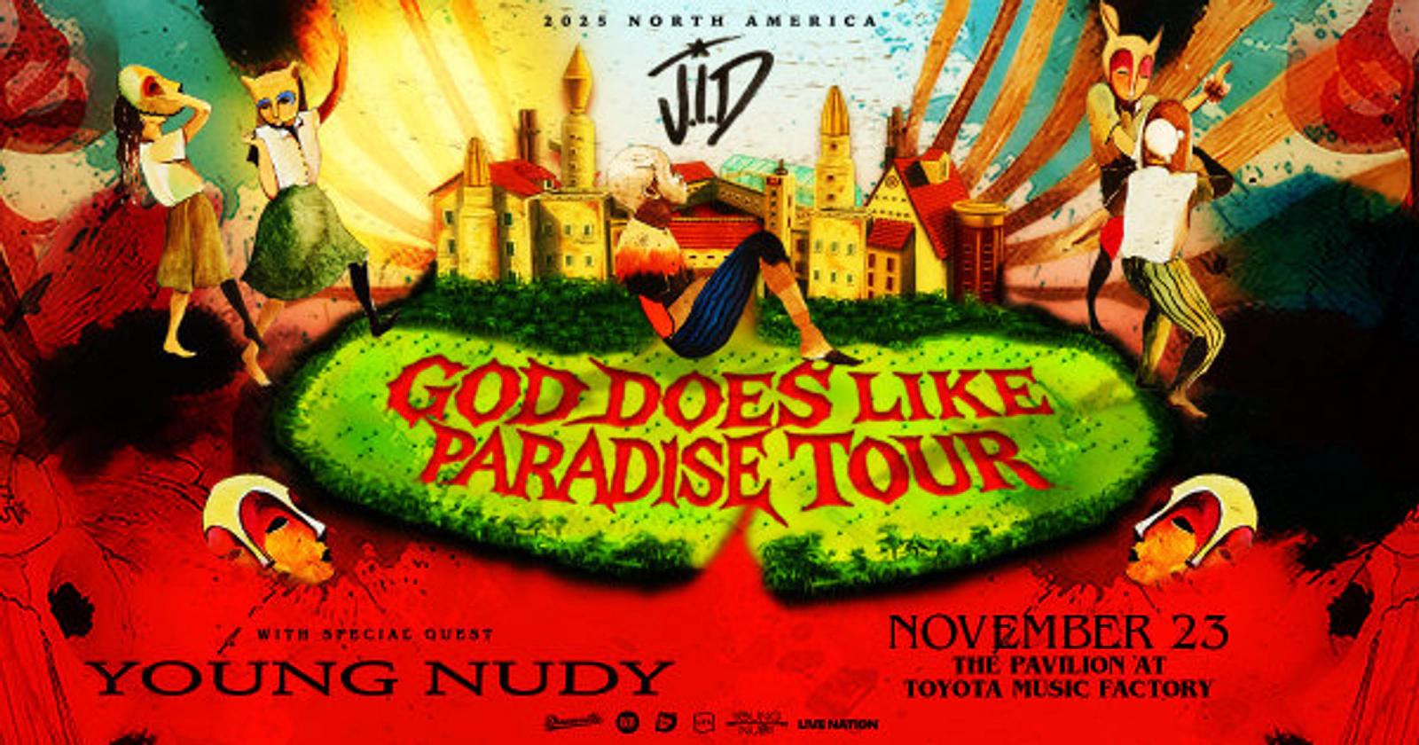 Enter to WIN tickets to J.I.D. – God Does Like Paradise Tour (TEXAS DATE)