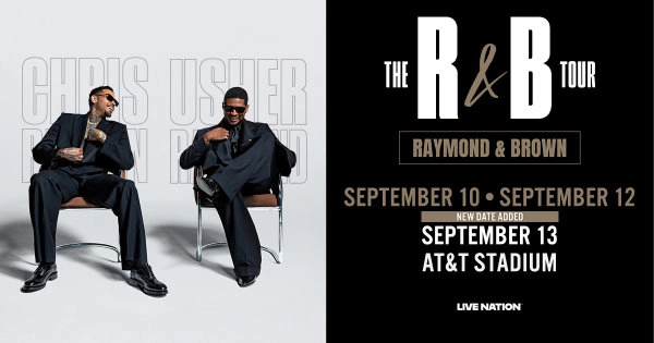 Enter to WIN tickets to The R&B Tour - Starring Usher Raymond & Chris Brown (TEXAS DATE)