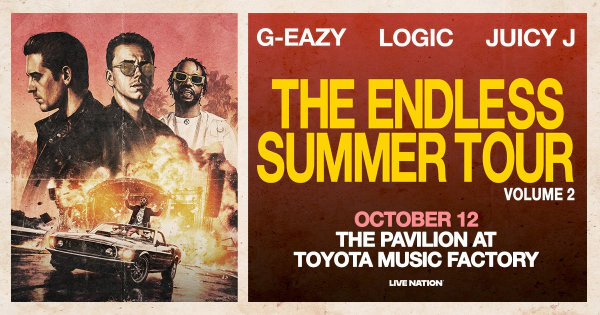 Enter to WIN tickets to Logic & G-Eazy: The Endless Summer Pt. II (TEXAS DATE)