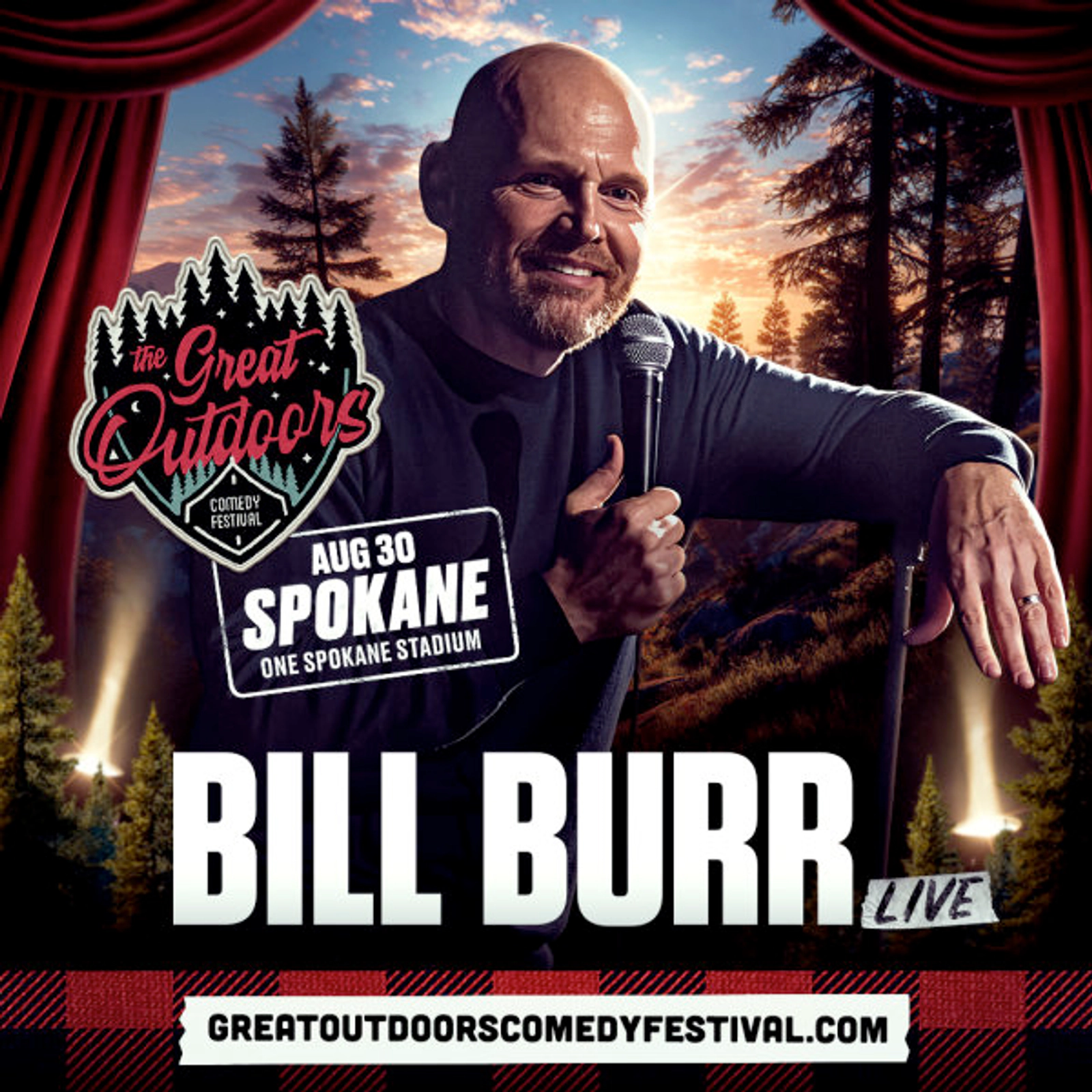 The Great Outdoors Comedy Festival with Bill Burr Live at the ONE Spokane Stadium