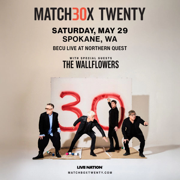 Matchbox Twenty Live Saturday May 29th at Northern Quest