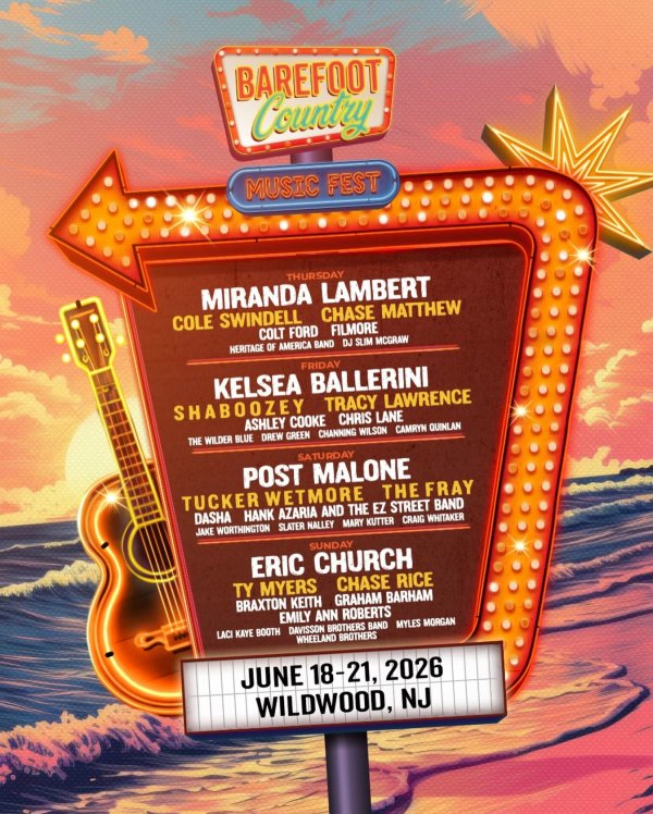 Enter For Your Chance To Win A Pair of Tickets To Barefoot Country Music Fest!