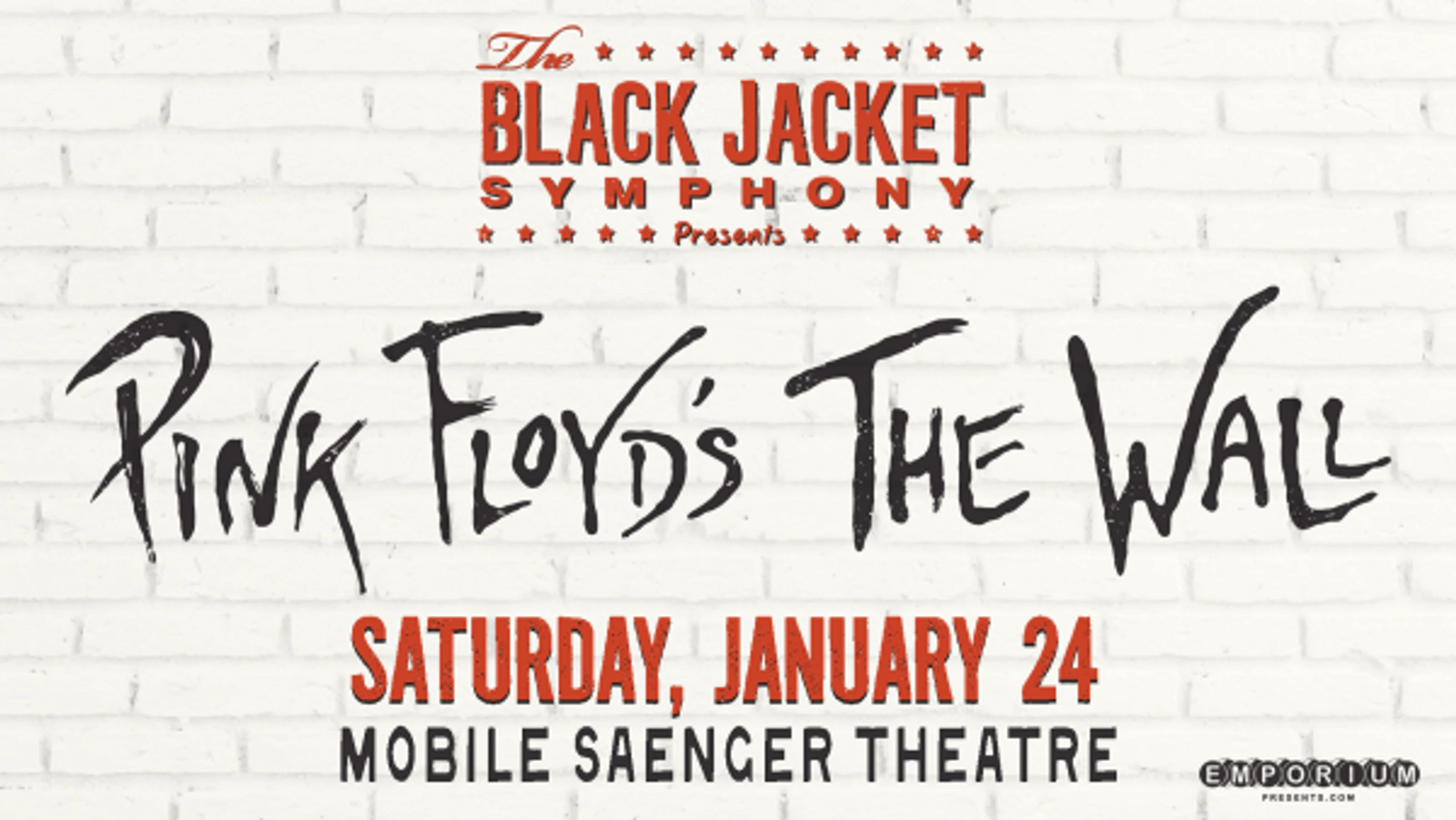 Win Tickets to see Black Jacket Perform "The Wall" in Mobile
