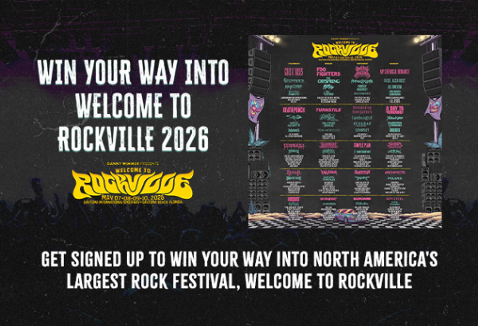 Win Your Way Into Welcome To Rockville 2026