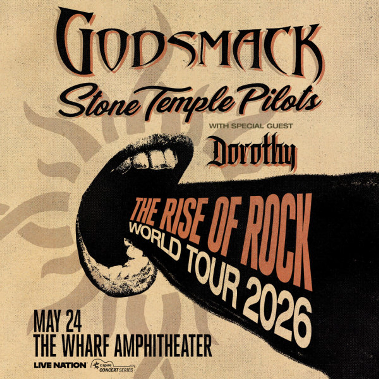 WIN TICKETS TO SEE GODSMACK + STONE TEMPLE PILOTS AT THE WHARF