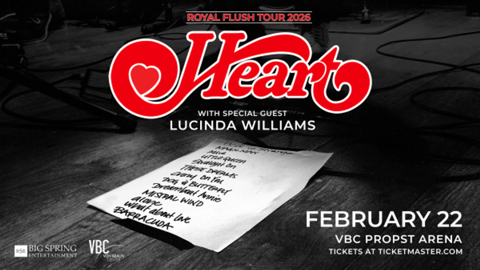 Win tickets to see Heart at The VBC!