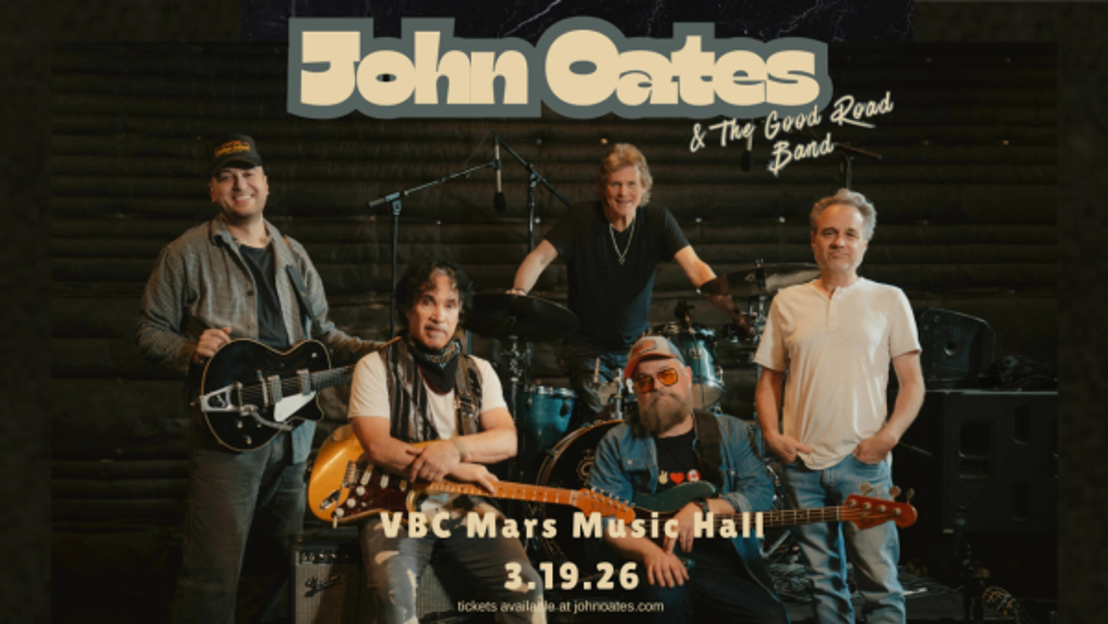 Win tickets to see John Oates and The Good Road Band!