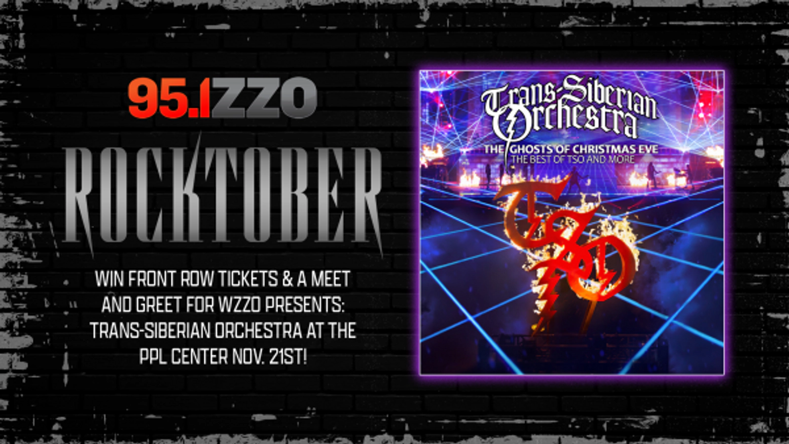 ROCKTOBER: Score FRONT ROW & MEET AND GREET with TSO!