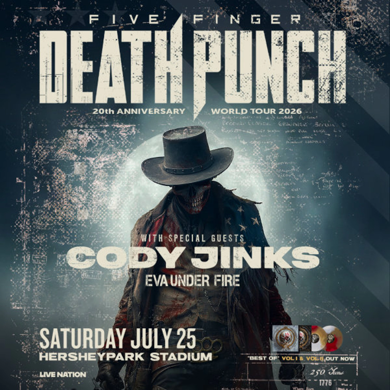 Register To Win Five Finger Death Punch Tickets in Hershey!