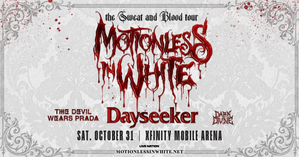 Register To Win Motionless in White Tickets in Philly!