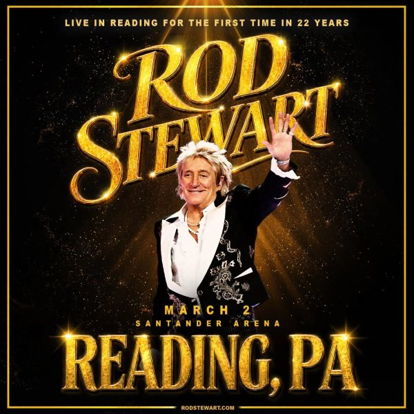 Register To Win Tickets to see Rod Stewart in Reading!