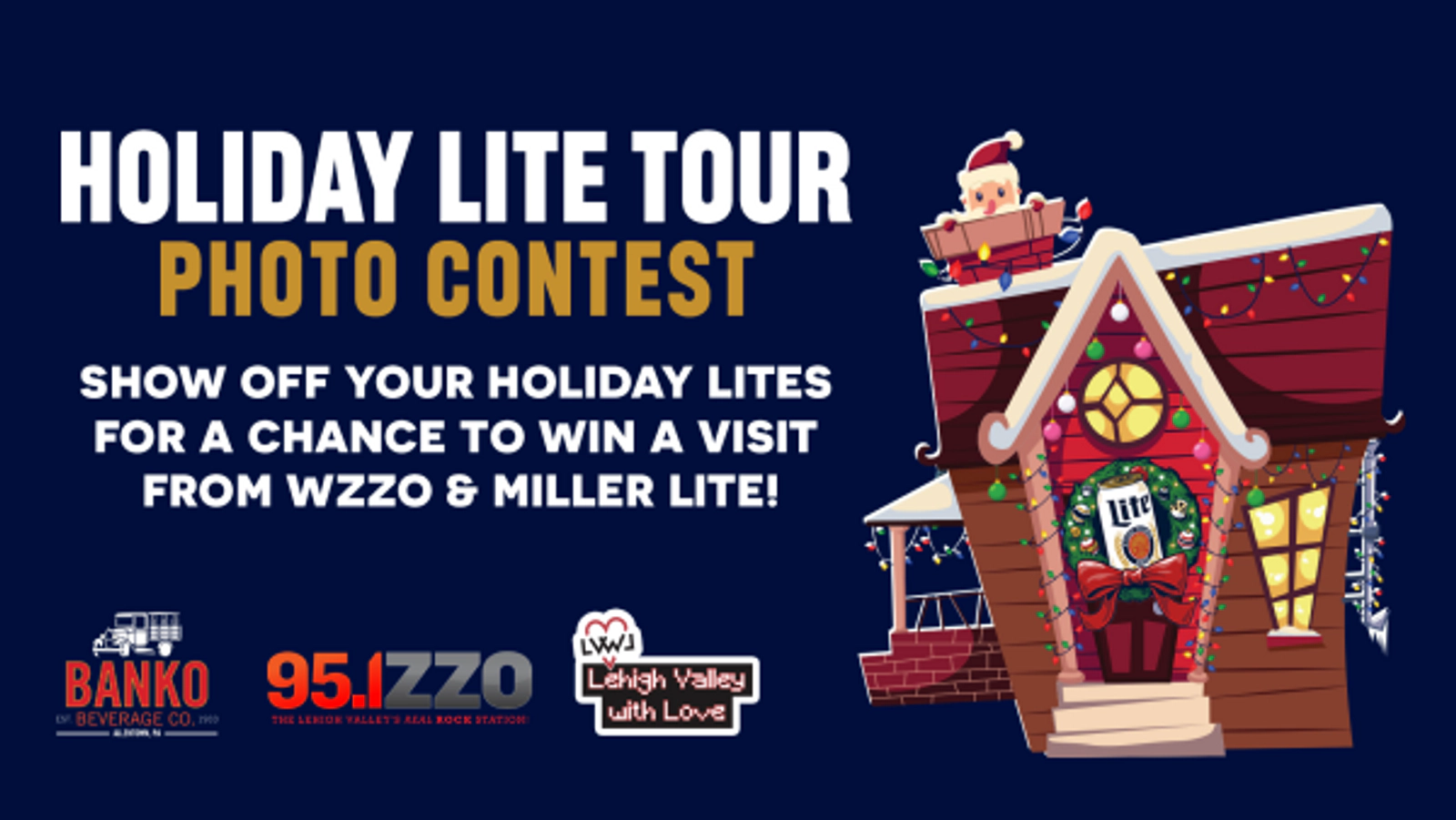 WZZO and Miller Lite - Holiday Lite Tour 2025 - Submit Your Photo!