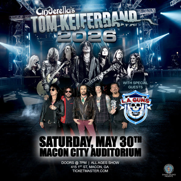 Win tickets to see Cinderella's Tom Keifer in Macon!