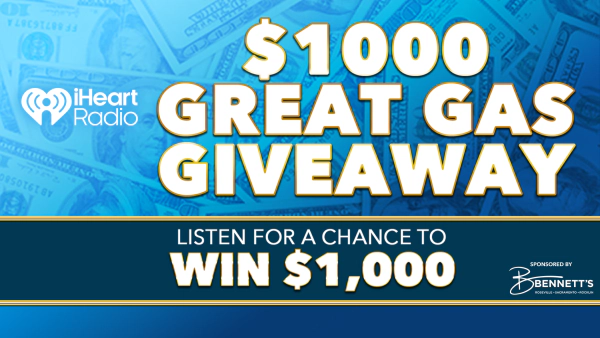 Listen To 93.7 The River To Win The $1,000 Great Gas Giveaway