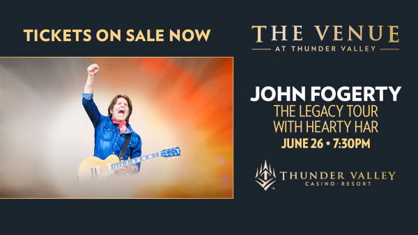 Enter To Win Tickets To See John Fogerty Coming June 26th To The Venue At Thunder Valley!