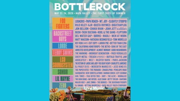 Listen For A Chance To Win Tickets For The Bottlerock Festival Coming May 22-24 To Napa Valley Expo!