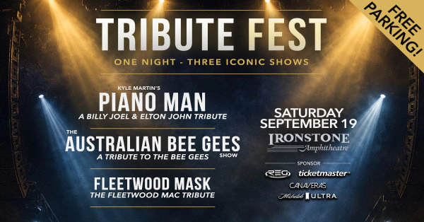 Listen For A Chance To Win Tickets For The Tribute Fest 2026 Coming September 19th To Ironstone Amp!
