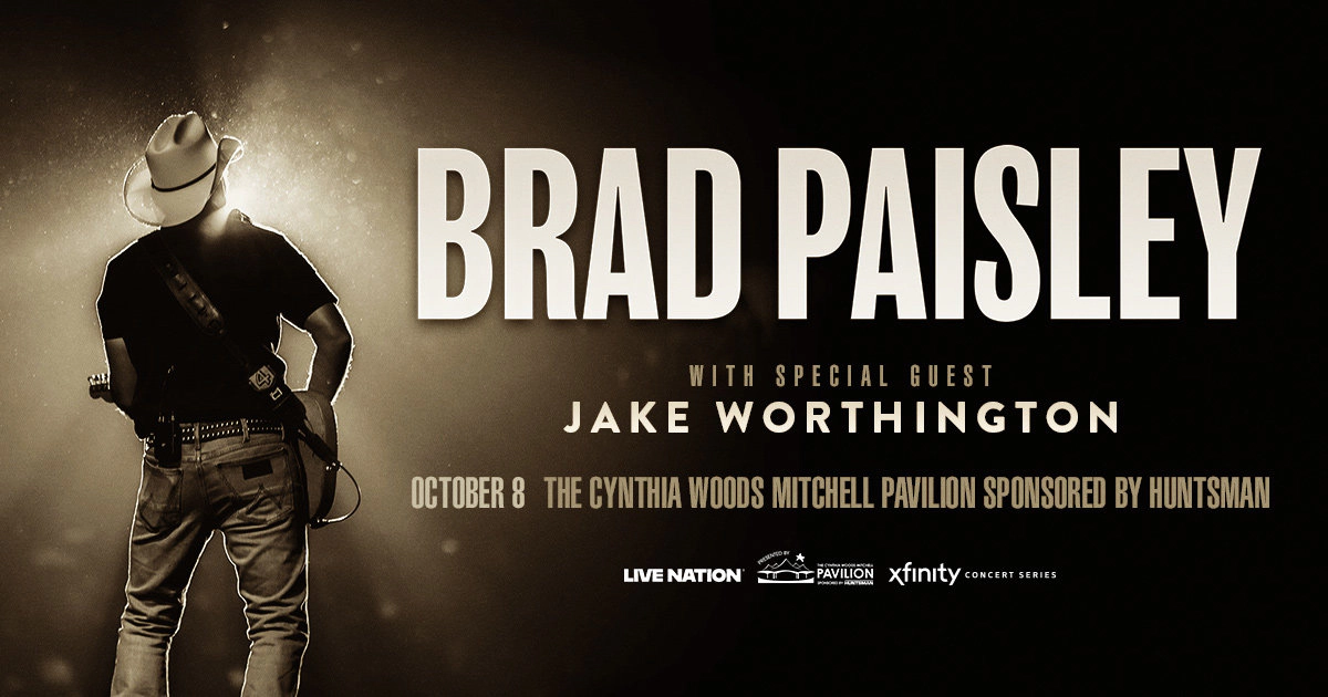 Win Tickets to See Brad Paisley  10/8 Woodlands