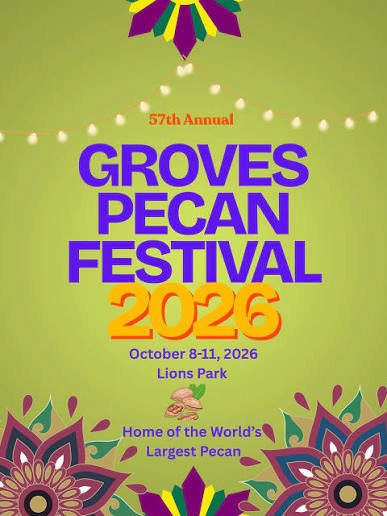 Win A Pair of Carnival Ride Wristbands to the Groves Pecan Festival
