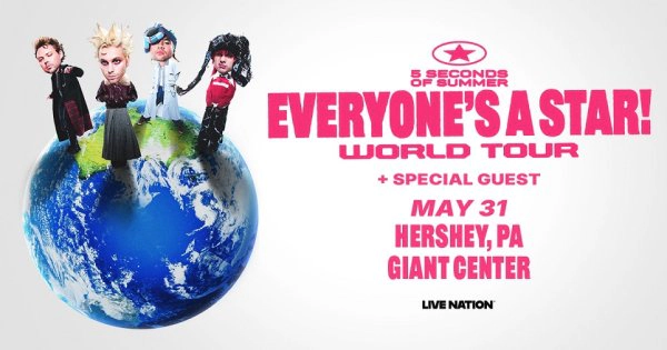 Register to win 5 SECONDS OF SUMMER Tickets!