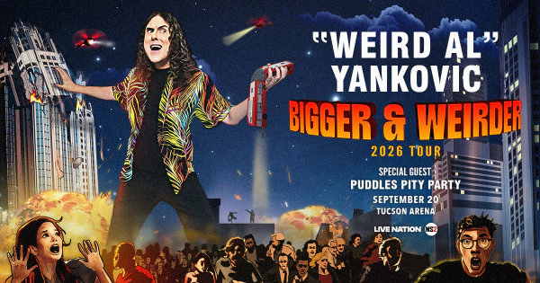 Win A Pair of Tickets To See Weird Al Yankovic at Tucson Arena