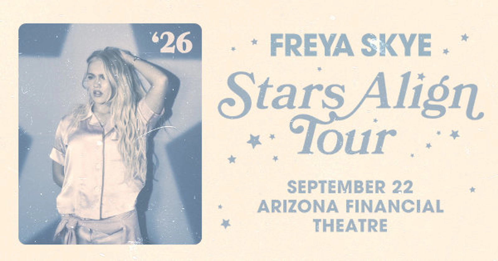 Win tickets to see Freya Skye at Arizona Financial Theatre!