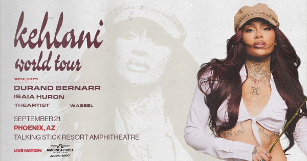 Win tickets to see Kehlani at Talking Stick Resort Amphitheatre!