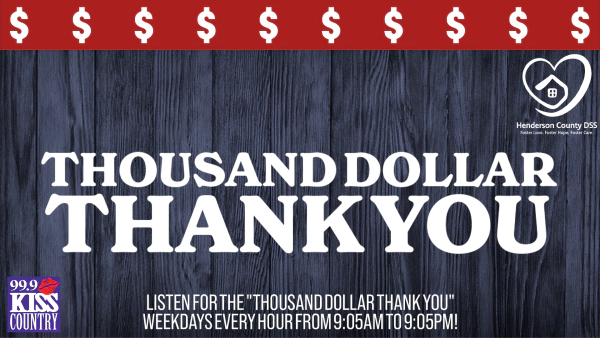 Thousand Dollar Thank You