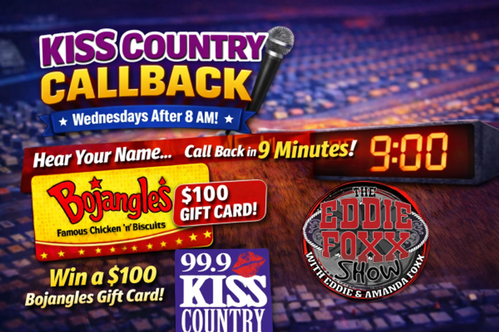 Kiss Country Callback