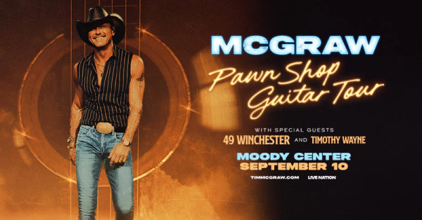 WIN A PAIR OF TICKETS TO SEE TIM MCGRAW!