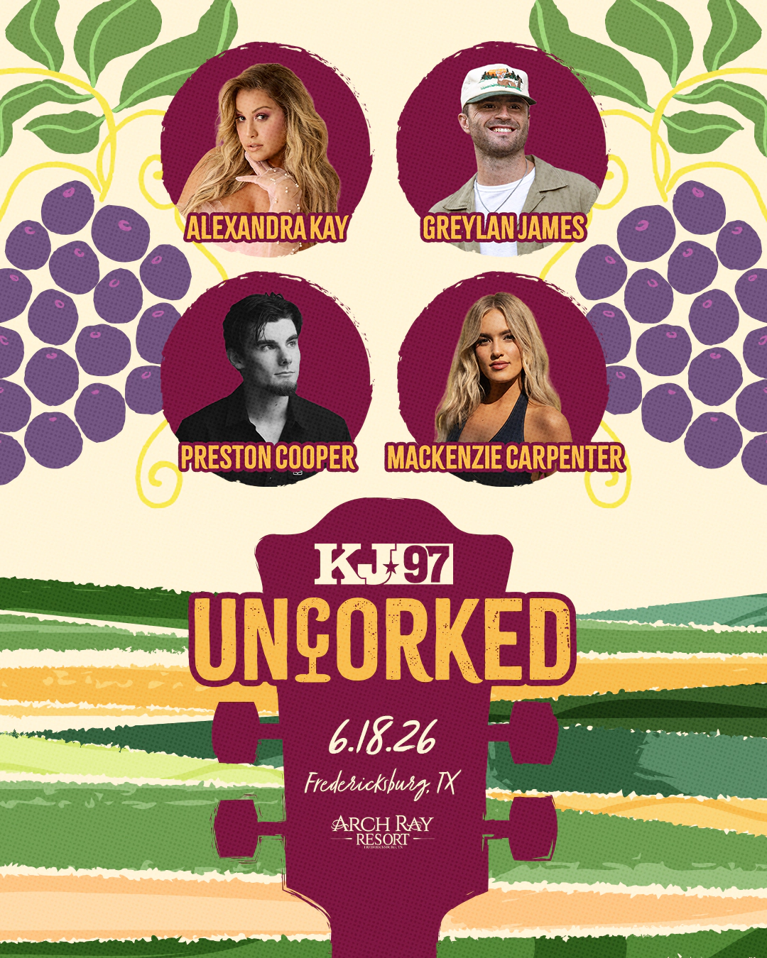 WIN A PAIR OF TICKETS TO KJ UNCORKED