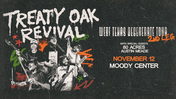 WIN A PAIR OF TICKETS TO SEE TREATY OAK REVIVAL