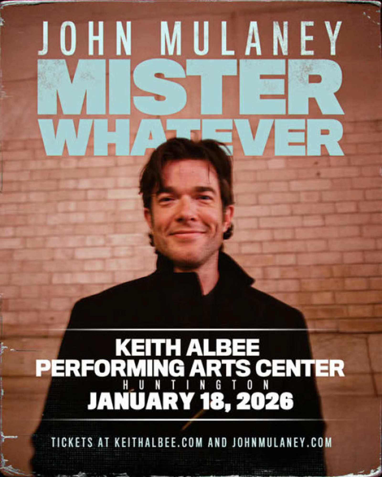 John Mulaney @ Keith-Albee 01.18.26