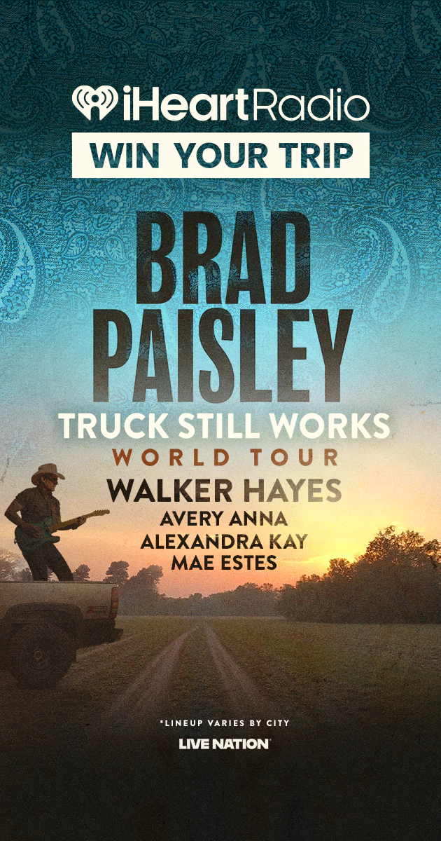 Win a trip to see Brad Paisley on his Truck Still Works