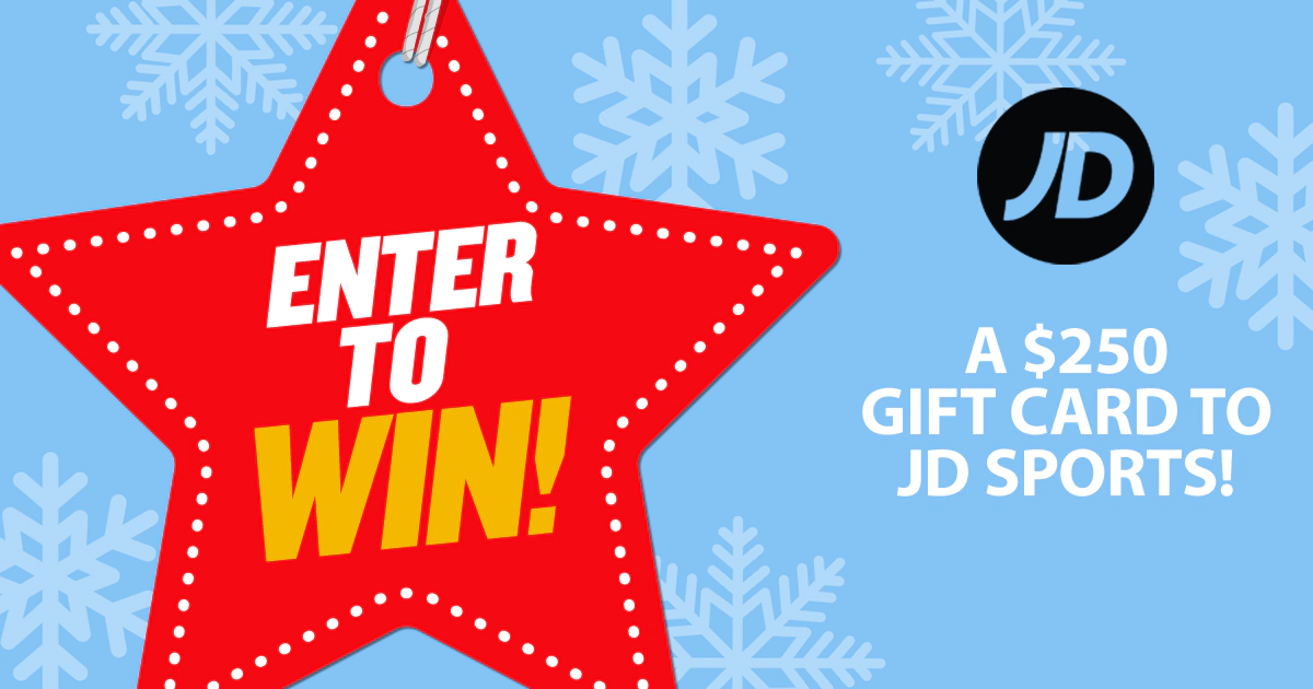 KICK OFF THE NEW YEAR IN STYLE ENTER FOR YOUR CHANCE TO WIN A 250 JD SPORTS GIFT CARD 103.5 KTU 103.5 KTU