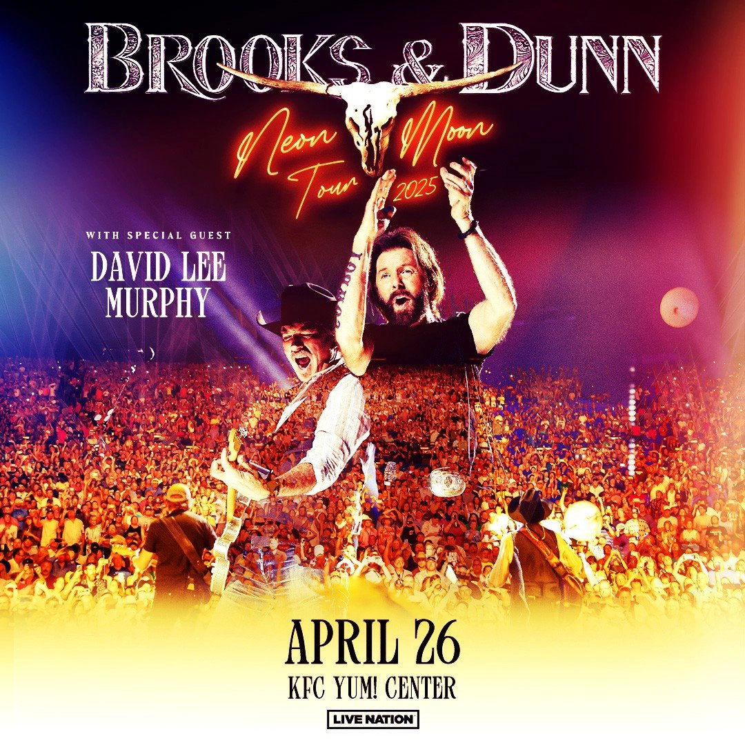 Brooks & Dunn at KFC YUM! Center on April 26, 2025 | 98.1
