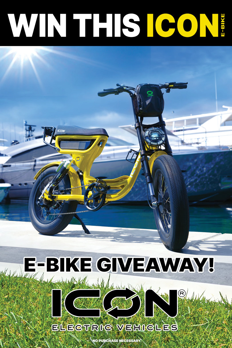 “Bike on with ICON” ICON E-Bike Giveaway 1