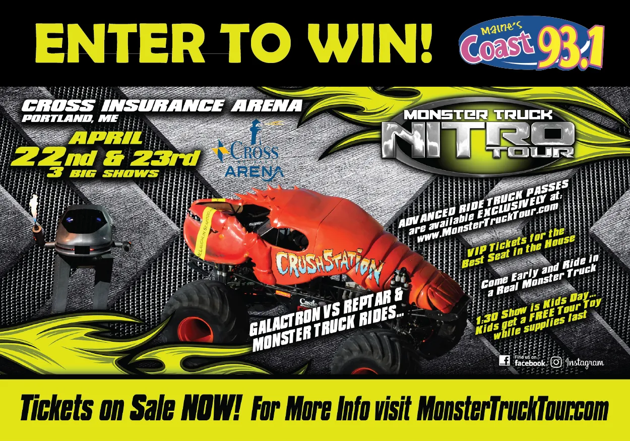 Register To Win Tickets To Monster Truck Nitro Tour