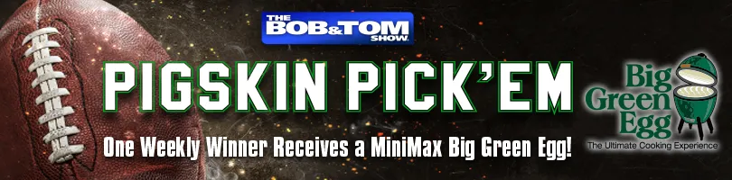 Enter to Win a Big Green Egg with the Pigskin Pick'Em