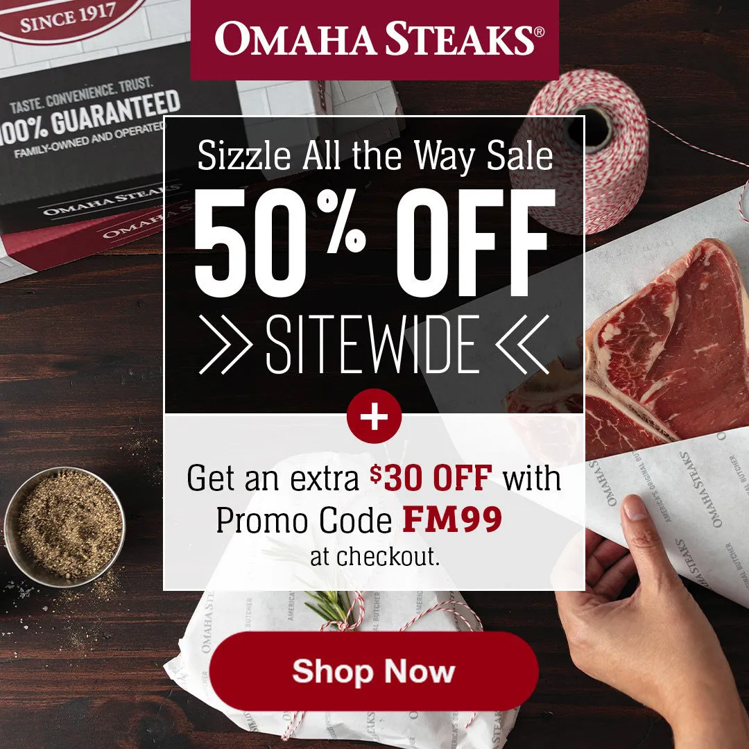 Sizzle All The Way Omaha Steaks Giveaway